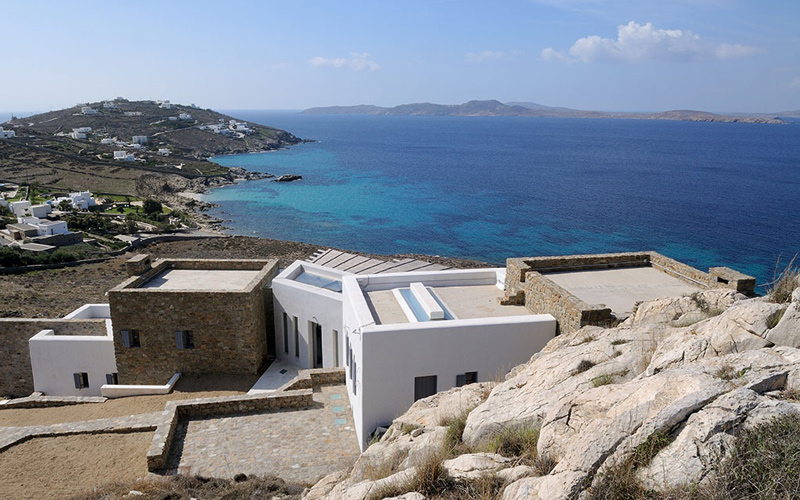 villa with sea view